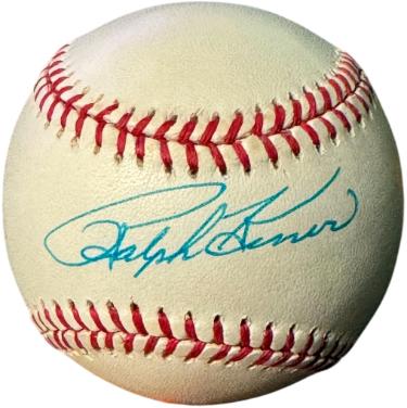 Ralph Kiner Autographed Official Rawlings RONL National League Baseball- COA (Pirates/HOF)-Powers Sports Memorabilia