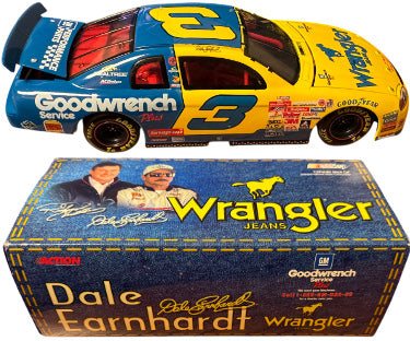 Dale Earnhardt 1999 Action Racing Monte Carlo #3 GM Goodwrench Wrangler Jeans 1:24 Die Cast ?Çô BRAND NEW-Powers Sports Memorabilia