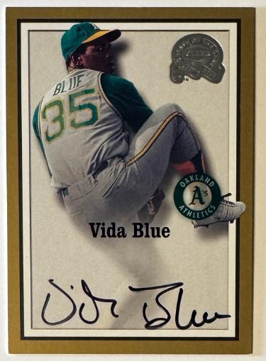 Vida Blue Autographed 2000 Fleer Greats of the Game Certified On Card Auto (Oakland A's) - CTBL_044919-Powers Sports Memorabilia