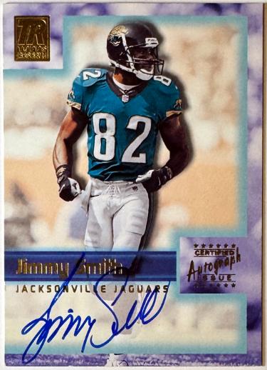 Jimmy Smith 2001 Topps Reserve Certified On Card Auto #TR-JS (Jacksonville Jaguars)-Powers Sports Memorabilia