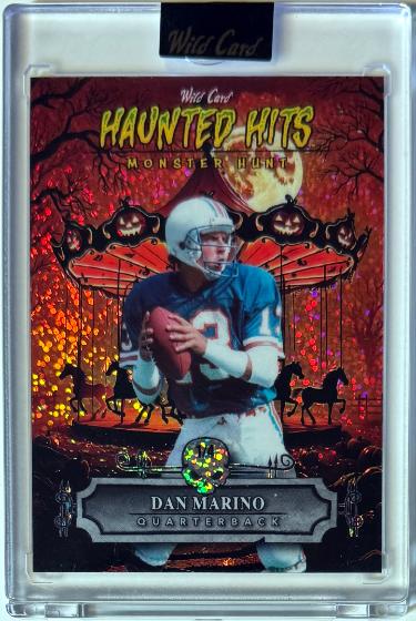 Dan Marino 2025 Wild Card Haunted Hits Monster Hunt Card #HHCA-DM- /4- Factory Sealed (MIami Dolphins)-Powers Sports Memorabilia