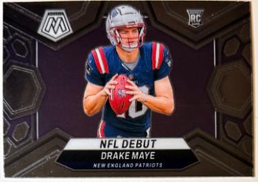Drake Maye 2024 Panini Mosaic NFL Debut Rookie Card RC #273 (New England Patriots)-Powers Sports Memorabilia