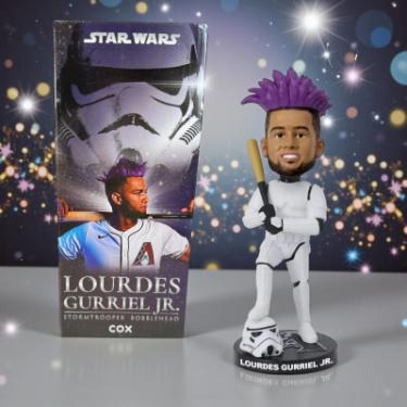 Lourdes Gurriel Jr. 2024 Diamondbacks Star Wars Stormtrooper Bobblehead SGA-NEW NIB-Powers Sports Memorabilia