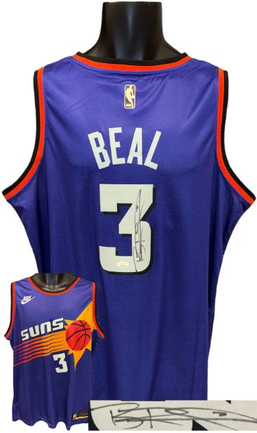 Bradley Beal Autographed Phoenix Suns Authentic Nike Swingman Purple Jersey/Size 52- JSA-Powers Sports Memorabilia