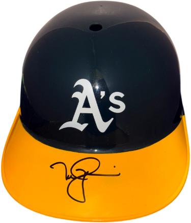Mark McGwire Autographed Oakland A's Full Size Rep Helmet- Schwartz Hologram-Powers Sports Memorabilia