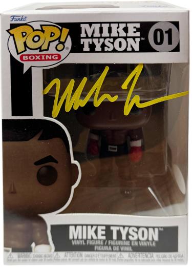 Mike Tyson Autographed Boxing Funko Pop Figure #01- JSA Witnessed/Fiterman Holo-Powers Sports Memorabilia