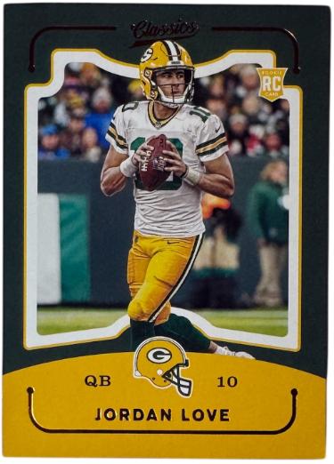 Jordan Love 2020 Panini Chronicles Classics Rookie Card (RC) #CL-4 (Green Bay Packers)-Powers Sports Memorabilia
