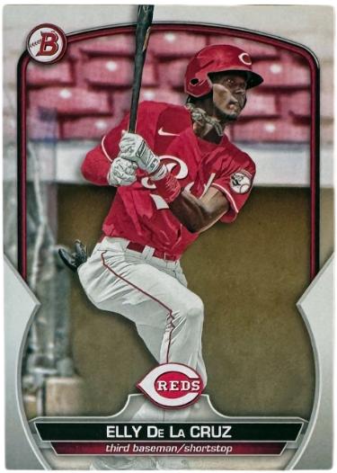 Elly De La Cruz 2023 Bowman Rookie (RC) Card #BP-65 (Cincinnati Reds)-Powers Sports Memorabilia