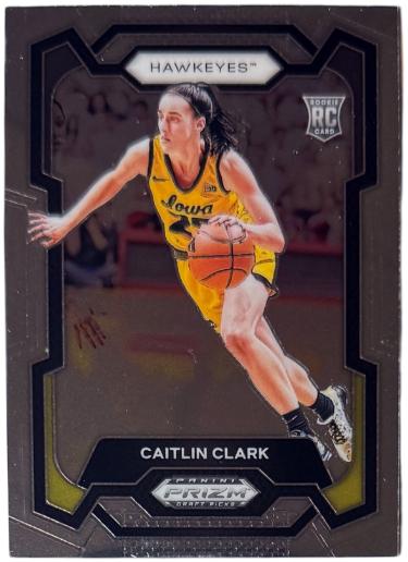 Caitlin Clark 2024 Panini Prizm Draft Picks Rookie Card (RC) #57- (Iowa/Indiana Fever)-Powers Sports Memorabilia