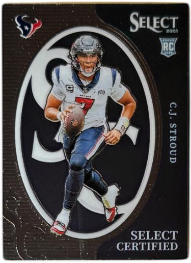 CJ/C.J. Stroud 2023 Panini Select Certified Rookie Card #CRO-CST (Houston Texans)-Powers Sports Memorabilia