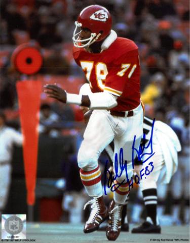 Bobby Bell Autographed Kansas City Chiefs NFL Licensed 8x10 Photo HOF 83 imperfect- COA/CSA Show Ticket-Powers Sports Memorabilia