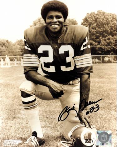 Brig Owens Autographed Washington NFL Licensed 8x10 Photo minor dings #23- COA/Ticket-Powers Sports Memorabilia