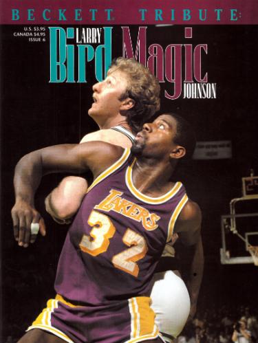 1994 Beckett Tribute Issue #6 Larry Bird & Magic Johnson- NEW (Celtics/Lakers)-Powers Sports Memorabilia