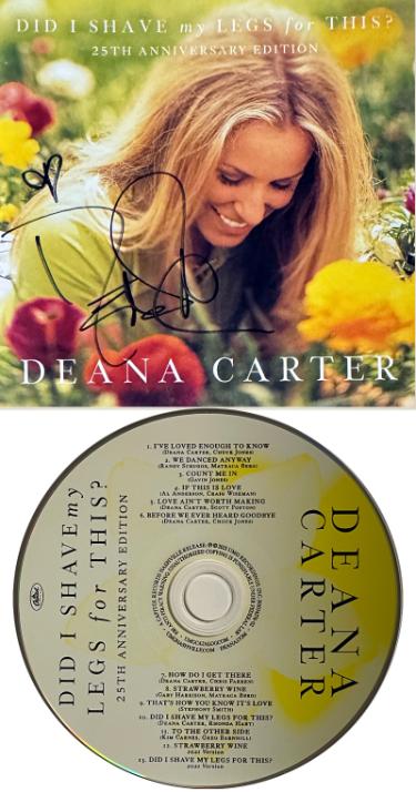 Deana Carter Autographed 2021 Did I Shave My Legs for THIS? Capitol Records Album Cover Booklet w/ CD- COA (Strawberry Wine) - CTBL_045143-Powers Sports Memorabilia