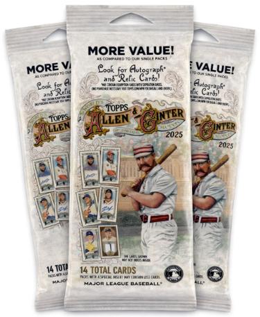 2025 Topps Allen & Ginter Baseball Value FAT Pack- Lot of 3- 42 Cards- New/Factory Sealed-Powers Sports Memorabilia