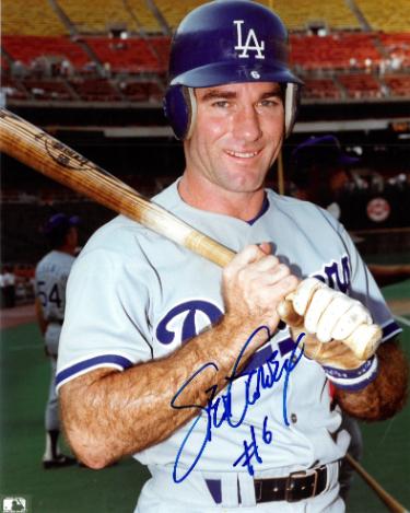 Steve Garvey Autographed Los Angeles Dodgers MLB Licensed 8x10 Photo #6 - COA/Tuff Stuff Show Ticket-Powers Sports Memorabilia