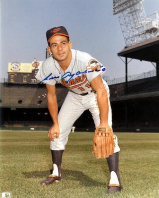 Luis Aparicio Autographed Baltimore Orioles MLB Licensed 8x10 Photo imperfect- CSA COA