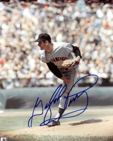 Gaylord Perry Autographed San Francisco Giants MLB Licensed 8x10 Photo -COA (HOF/2X CY)-Powers Sports Memorabilia