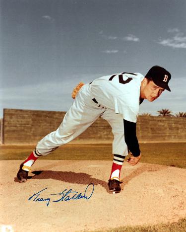 Tracy Stallard Autographed Boston Red Sox MLB Licensed 8x10 Photo imperfect- COA-Powers Sports Memorabilia