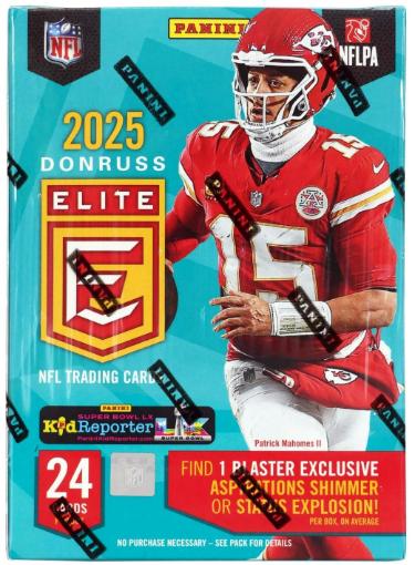 2025 Donruss Elite NFL Football Blaster Box- 6PK/4CPP/24CPB - New/Factory Sealed-Powers Sports Memorabilia