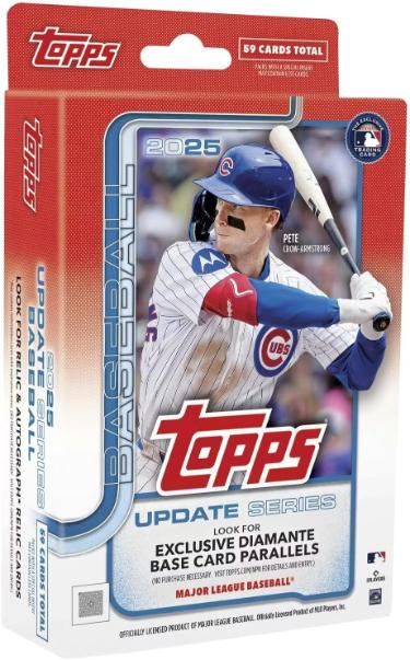 2025 Topps Update Series Baseball Card Hanger Box/59 Cards- New/Factory Sealed-Powers Sports Memorabilia