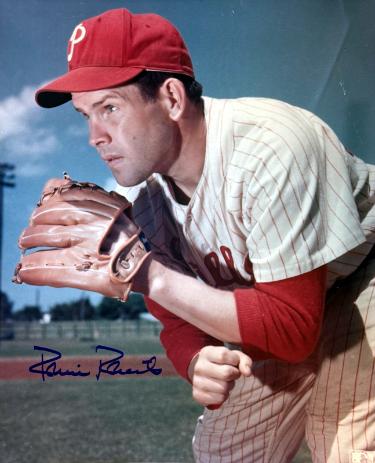 Robin Roberts Autographed Philadelphia Phillies MLB Licensed 8x10 Photo- COA (HOF)-Powers Sports Memorabilia