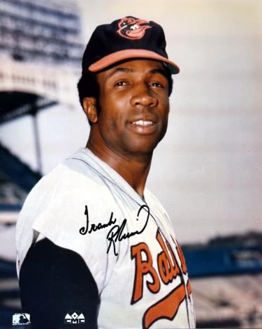 Frank Robinson Autographed Baltimore Orioles MLB Licensed 8x10 Photo- Tuff Stuff COA (HOF/TC) - CTBL_045262-Powers Sports Memorabilia
