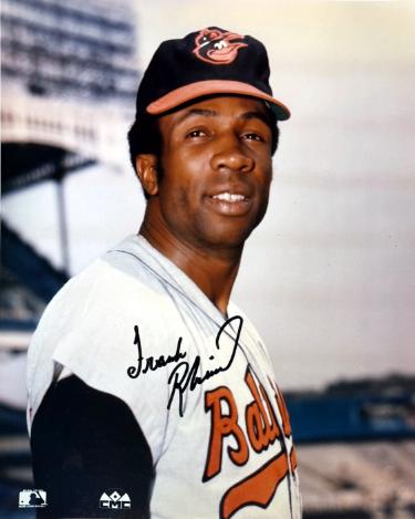 Frank Robinson Autographed Baltimore Orioles MLB Licensed 8x10 Photo- Tuff Stuff COA (HOF/TC) - CTBL_045263-Powers Sports Memorabilia