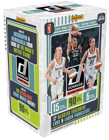 2025 Panini Donruss WNBA Basketball Blaster Box- 6PK/15CPP- New/Factory Sealed-Powers Sports Memorabilia