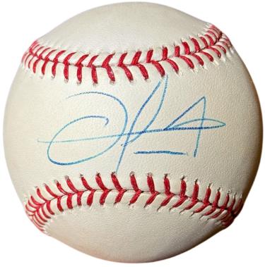 Oscar Tavares Autographed Rawlings Official Major League Baseball- JSA Witnessed (St. Louis Cardinals)-Powers Sports Memorabilia