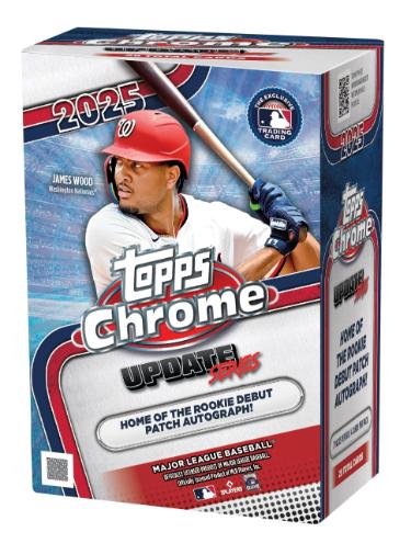 2025 Topps Chrome Update Series MLB Baseball Blaster Box - 7PK/4CPP/28CPB - New/Factory Sealed-Powers Sports Memorabilia