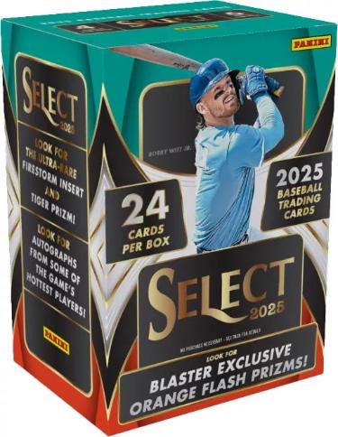 2025 Panini Select MLB Blaster Box- 6PK/4CPP/24CPB - New/Factory Sealed-Powers Sports Memorabilia