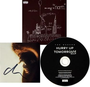 The Weeknd Autographed 2025 Hurry Up Tomorrow 3.75x3.75 Art Card Insert/ w/ Frank Miller Album Cover w/ Brand New CD/Case- COA-Powers Sports Memorabilia