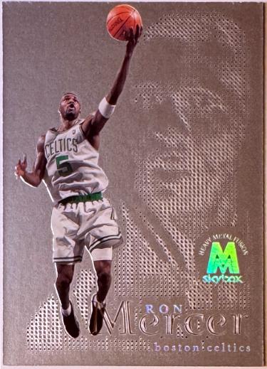 Ron Mercer 1998-99 Skybox Molten Heavy Metal Fusion RARE Sample/Promo Card (Boston Celtics/Kentucky)-Powers Sports Memorabilia