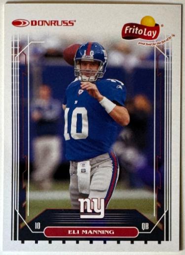 Eli Manning 2006 Donruss Frito Lay Card #9 (New York Giants/SB Champ/SB MVP)-Powers Sports Memorabilia