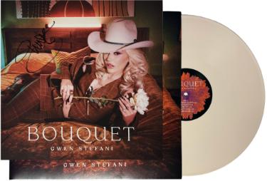 Gwen Stefani Autographed 2024 Bouquet 11.5x11.5 Art Card/Album Cover/LP/Vinyl/Record - COA - CTBL_045384-Powers Sports Memorabilia