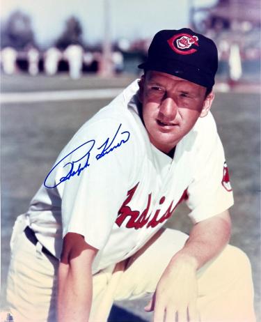 Ralph Kiner Autographed Cleveland 8x10 Photo minor dings- COA (HOF) - CTBL_045434-Powers Sports Memorabilia