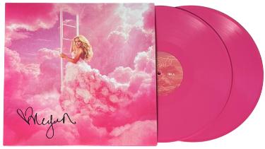 Megan Moroney Autographed 2026 Cloud 9 Album Cover Double Pink LP/Vinyl/Record- COA-Powers Sports Memorabilia