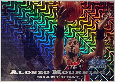 Alonzo Mourning 1997-98 Fleer Flair Showcase SP Showstopper Row 0 #66- /2000 (Miami Heat)-Powers Sports Memorabilia