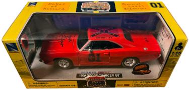 Tom Wopat Autographed 1969 Dodge Charger Custom Muscle Car Collection 1:25 Scale Diecast Car w/Luke and Yee Ha!- COA-Powers Sports Memorabilia