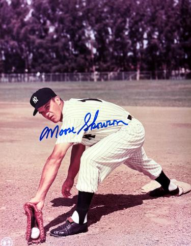 Bill "Moose" Skowron Autographed New York Yankees MLB 8x10 Photo imperfect- COA (5X All Star)-Powers Sports Memorabilia