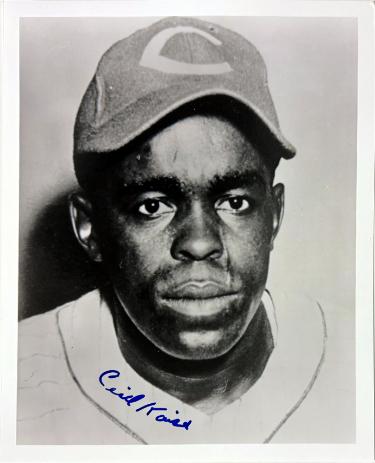 Cecil Kaiser Autographed Homestead Grays Negro League 8x10 Photo imperfect- COA/Ticket-Powers Sports Memorabilia