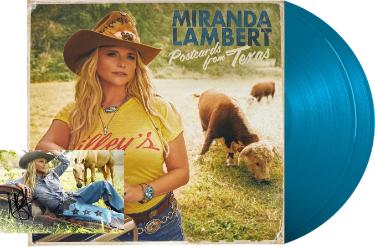 Miranda Lambert Postcards From Texas Autographed 4x 6 Art Insert/Double LP/Vinyl/Record- COA