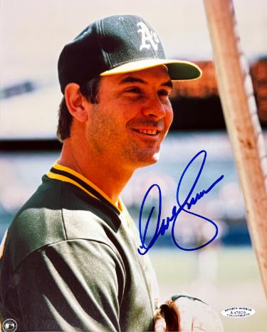 Dave Kingman Autographed Oakland A's MLB 8x10 Photo - Sports World COA #A47608-Powers Sports Memorabilia