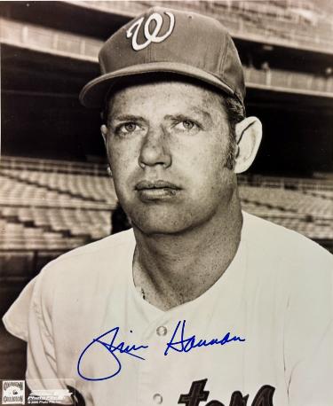 Jim Hannan Autographed Washington Senators MLB Licensed 8x10 Photo- COA/Ticket-Powers Sports Memorabilia