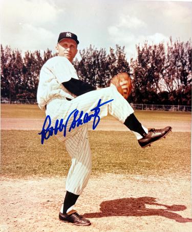 Bobby Shantz Autographed New York Yankees 8x10 Photo- COA (World Series Champ/8X GG)-Powers Sports Memorabilia