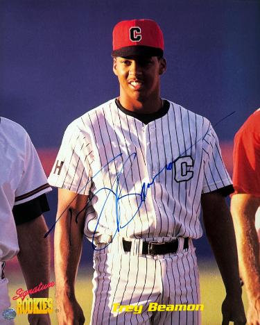 Trey Beamon Autographed Signature Rookies 8x10 Photo- Signature Rookies Hologram/COA (Pirates/Padres/Tigers)-Powers Sports Memorabilia