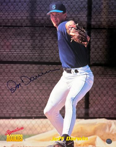 Jeff Darwin Autographed Signature Rookies 8x10 Photo- Signature Rookies Hologram/COA (Seattle Mariners)-Powers Sports Memorabilia