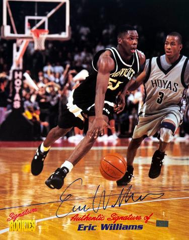 Eric Williams Autographed Signature Rookies 8x10 Photo- Signature Rookies Hologram/COA (Providence)-Powers Sports Memorabilia