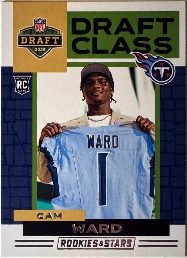 Cam Ward 2025 Panini Rookies & Stars Draft Class Rookie Card (RC) #15 (Tennessee Titans)-Powers Sports Memorabilia